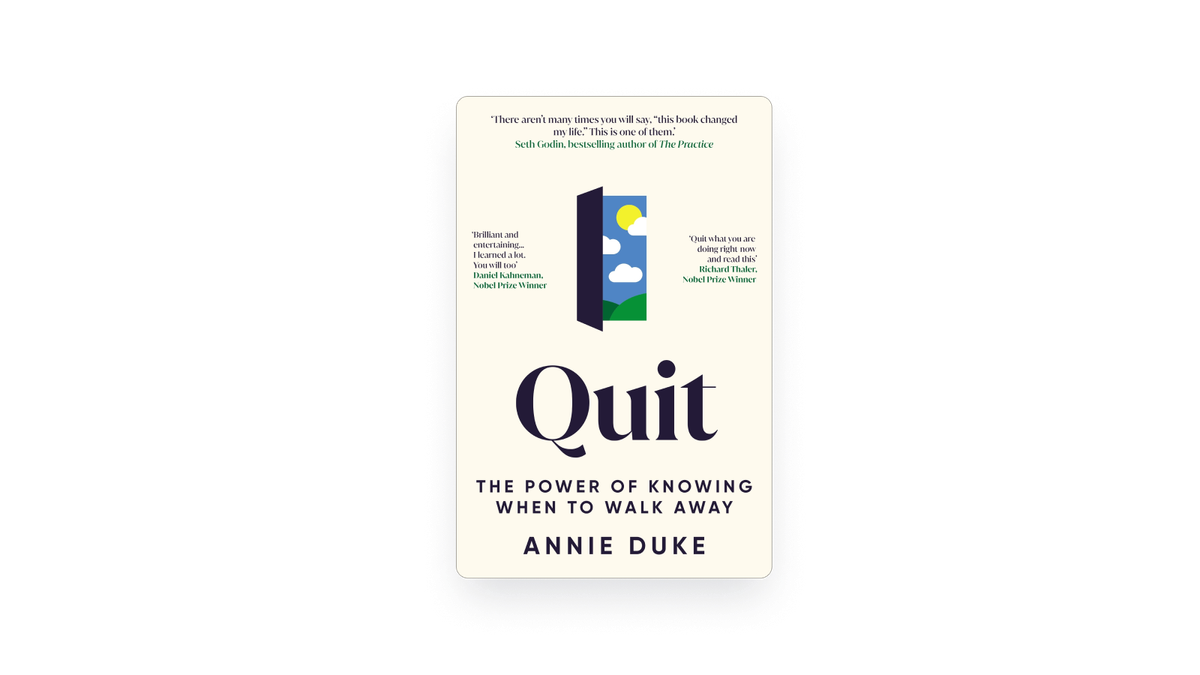 Quit by Annie Duke 📖